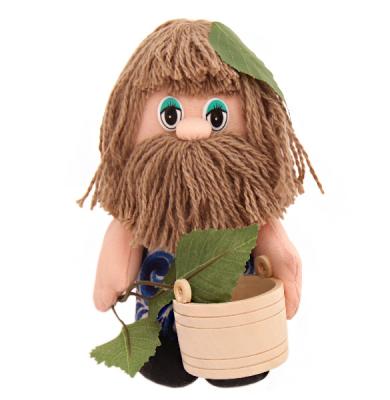 Фото - Оберег Домовой Банник с кадушкой 20 см