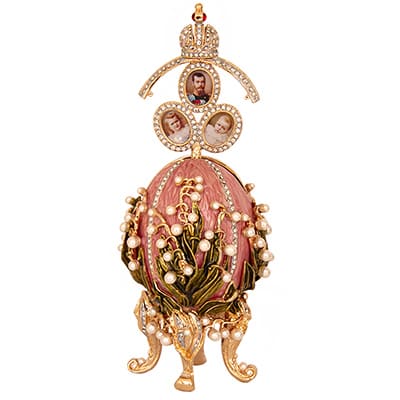 Пасхальное яйцо Ландыши