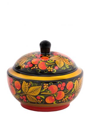 Фото - Сахарница с крышкой Хохломская Ягоды 10 см