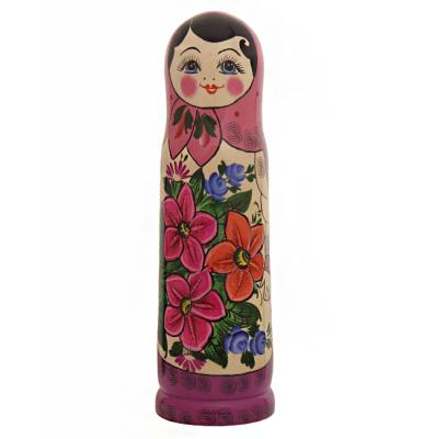 Фото - Футляр для бутылки 0,5 Матрешка Розочка 31 см
