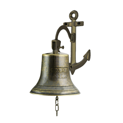 Фото - Рында на кронштейне антик A.D. 2000 14 см Фото - Рында на кронштейне антик A.D. 2000 14 см