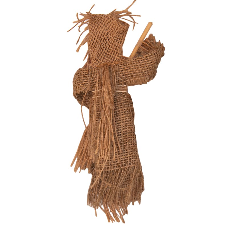 Баба Яга в желтом платочке колокольчик