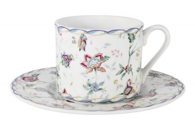 Чайная пара из костяного фарфора Букингем 220 мл