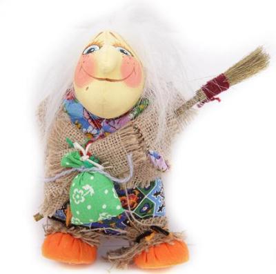 Фото - Баба Яга защитница домашнего очага 17 см