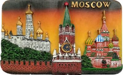 Фото - Магнит рельефный Кремлевская стена 9 х 5,5 см