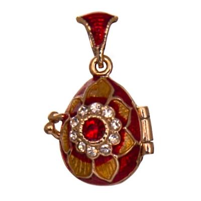 Фото - Подвеска пасхальное яйцо Солнечный цветок 2,5 см