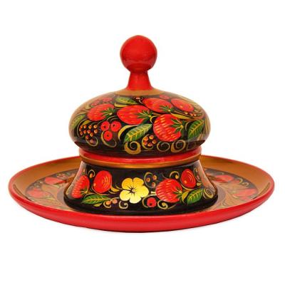 Фото - Солонка Престольная Хохлома 15 см