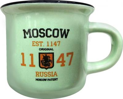 Фото - Матовая кружка эмалированная Москва эмблема 50 мл