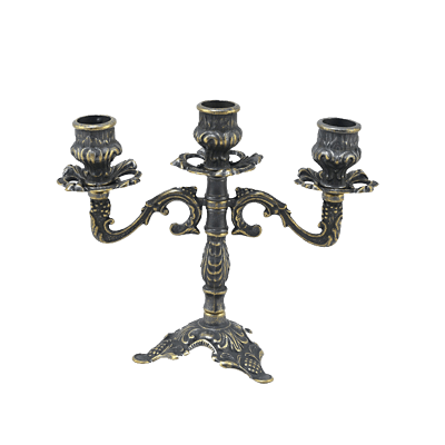 Фото - Канделябр на три свечи Трилистник 20 х 18 см