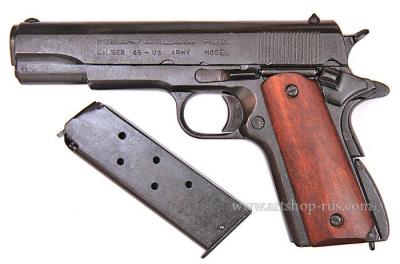 Фото - Пистолет авт. "Кольт-45", 1911 г. Фото - Пистолет авт. "Кольт-45", 1911 г.