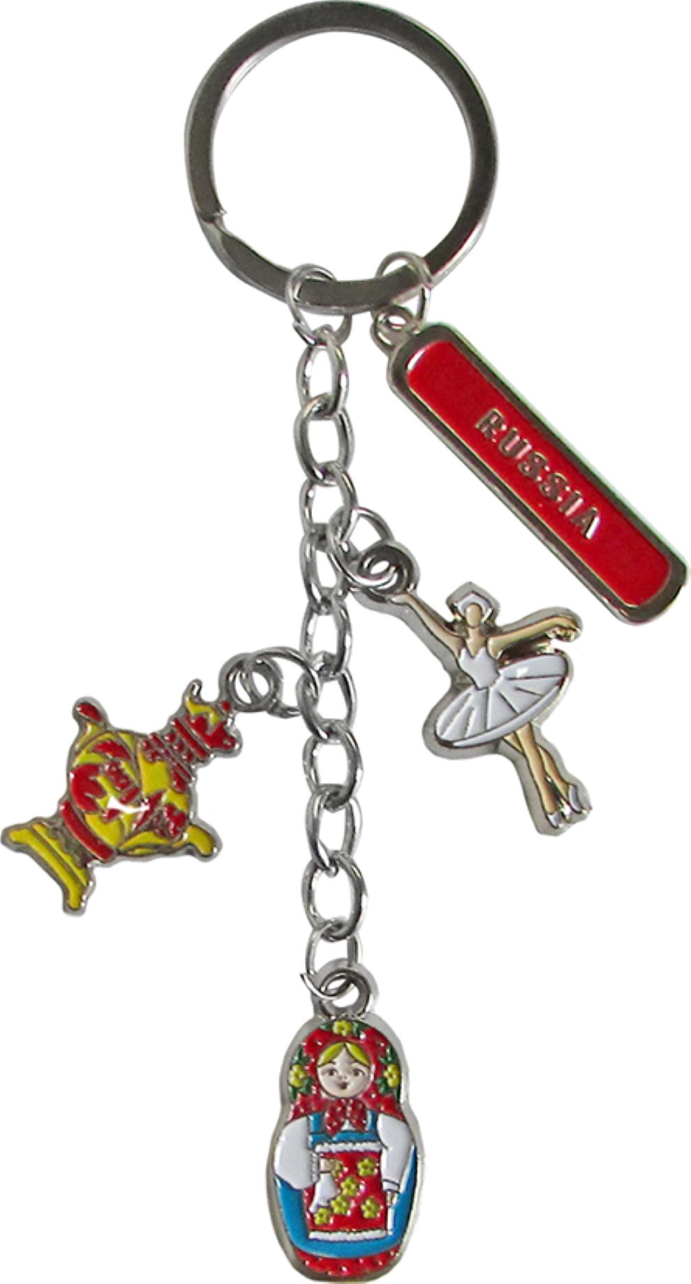 Фото - Брелок с подвесками Русские сувениры матрешки 11 см