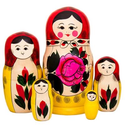 Фото - Матрешка традиционная русская 5 мест 18 см