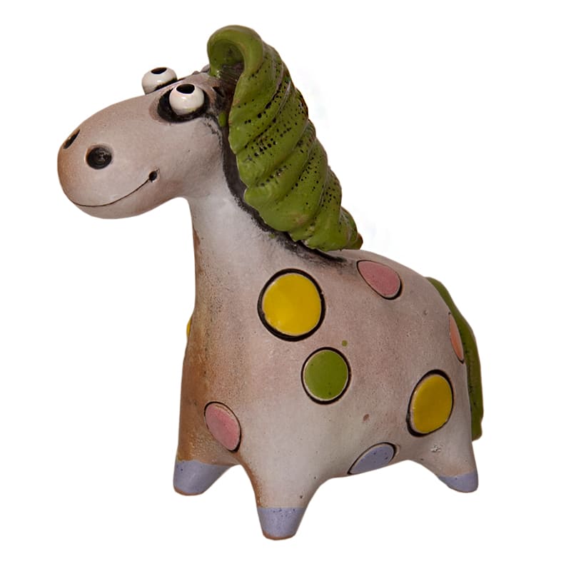 Фото - Керамическая статуэтка Чудо конь 12 х 10 см