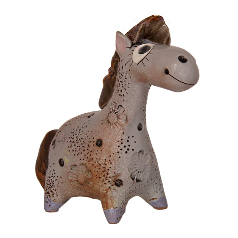 Фото - Керамическая статуэтка Лошадка подружка 10 х 12 см