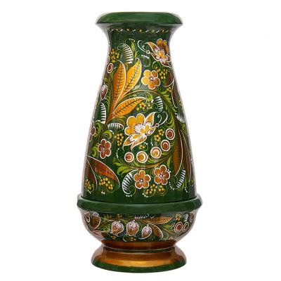 Фото - Ваза для цветов хохломская Изобилие 24 х 12 см