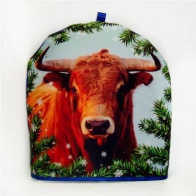 фото - Грелка колпак на чайник Бык 29 х 28 см фото - Грелка колпак на чайник Бык 29 х 28 см