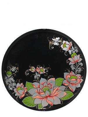 Фото - Тарелка панно Хохлома Идеальный вечер 40 см Фото - Тарелка панно Хохлома Идеальный вечер 40 см