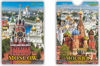 Фото - Игральные карты Москва Кремль 55 карт в колоде Фото - Игральные карты Москва Кремль 55 карт в колоде