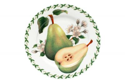 Тарелка закусочная из костяного фарфора Груша 20 см