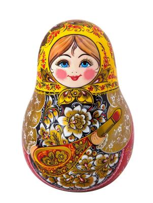 Фото - Хохломская неваляшка художественная Золото России 23 х 13 см