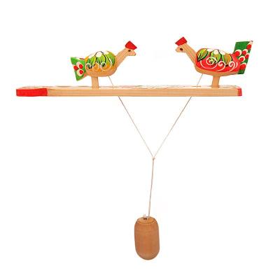 Фото - Расписная игрушка Яркие курочки цветные 19 х 4 см