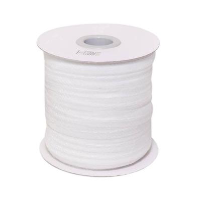 Фото - Полоска нитепрошивная по косой с лентой белая 12 мм 1 мм