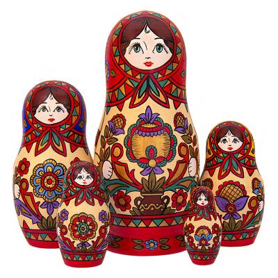 Фото - Авторская матрешка Северный узор 5 мест 23 см