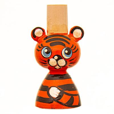 Фото - Деревянная свистулька Тигренок 7 см
