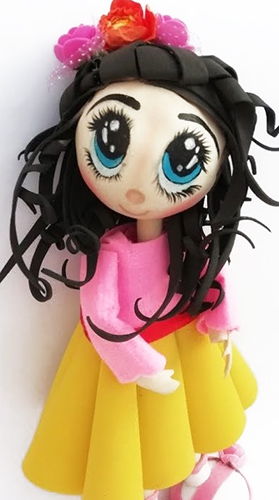 Кукла из фоамиран