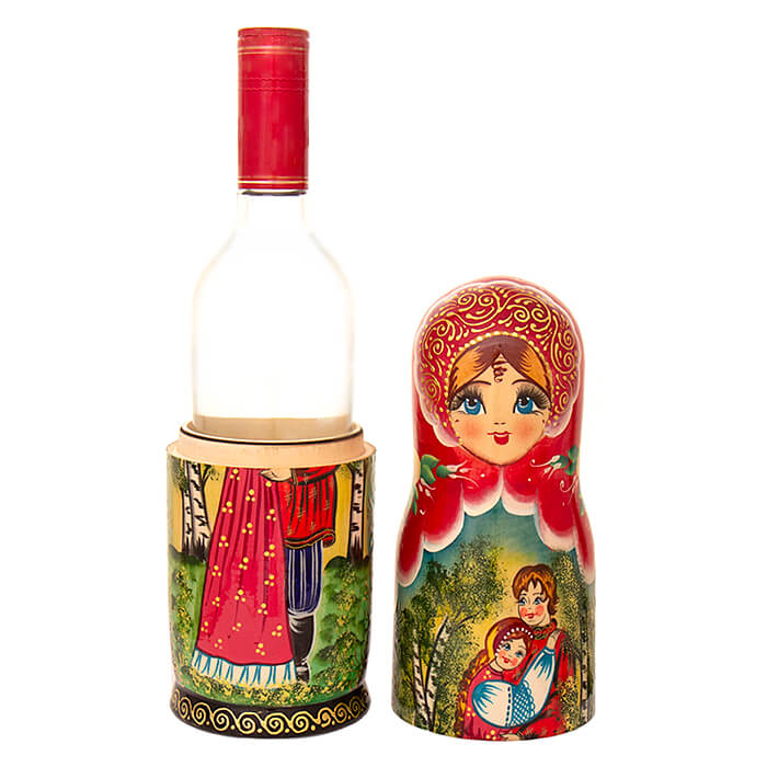 Футляр матрёшка под бутылку