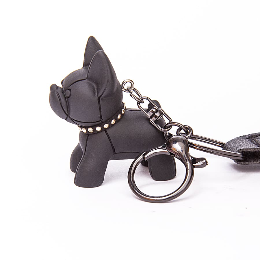 Фото - Брелок для ключей Черная собака 5 х 4 см  Фото - Брелок для ключей Черная собака 5 х 4 см