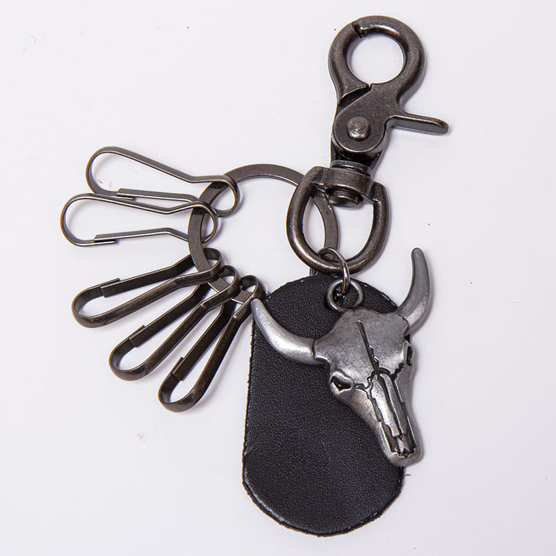 Фото - Брелок для ключей Череп буйвола 10 см  Фото - Брелок для ключей Череп буйвола 10 см