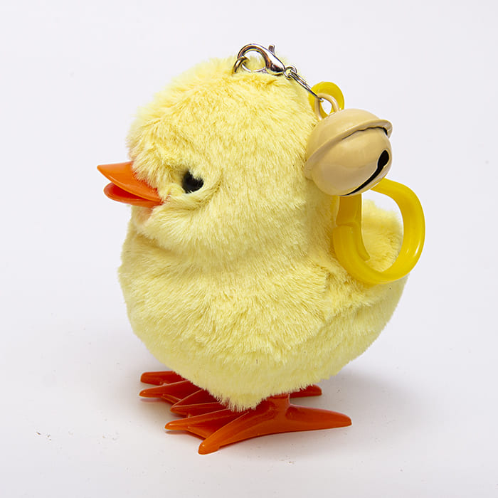 Фото - Брелок мягкая игрушка заводная Цыпленок 9 см  Фото - Брелок мягкая игрушка заводная Цыпленок 9 см
