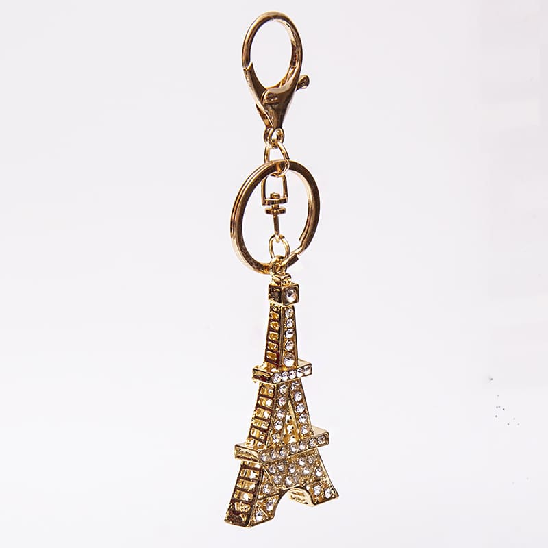 Фото - Брелок со стразами Эйфелева башня 6 см  Фото - Брелок со стразами Эйфелева башня 6 см