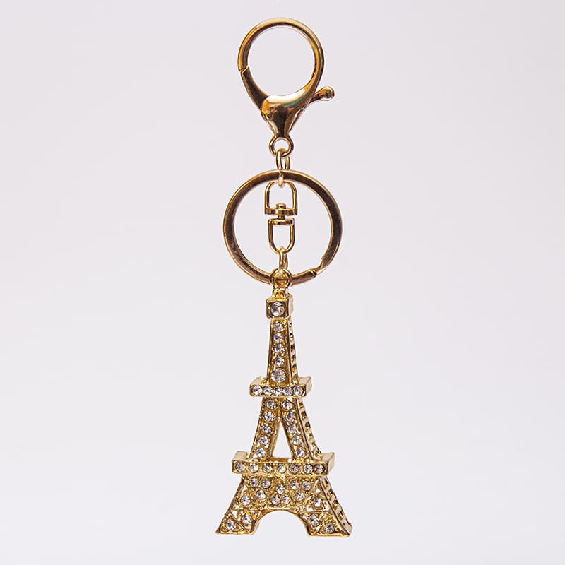 Фото - Брелок со стразами Эйфелева башня 6 см  Фото - Брелок со стразами Эйфелева башня 6 см