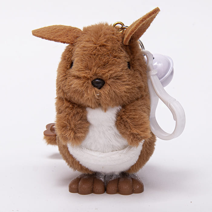 Фото - Брелок игрушка Прыгающий кенгуру 9 см  Фото - Брелок игрушка Прыгающий кенгуру 9 см