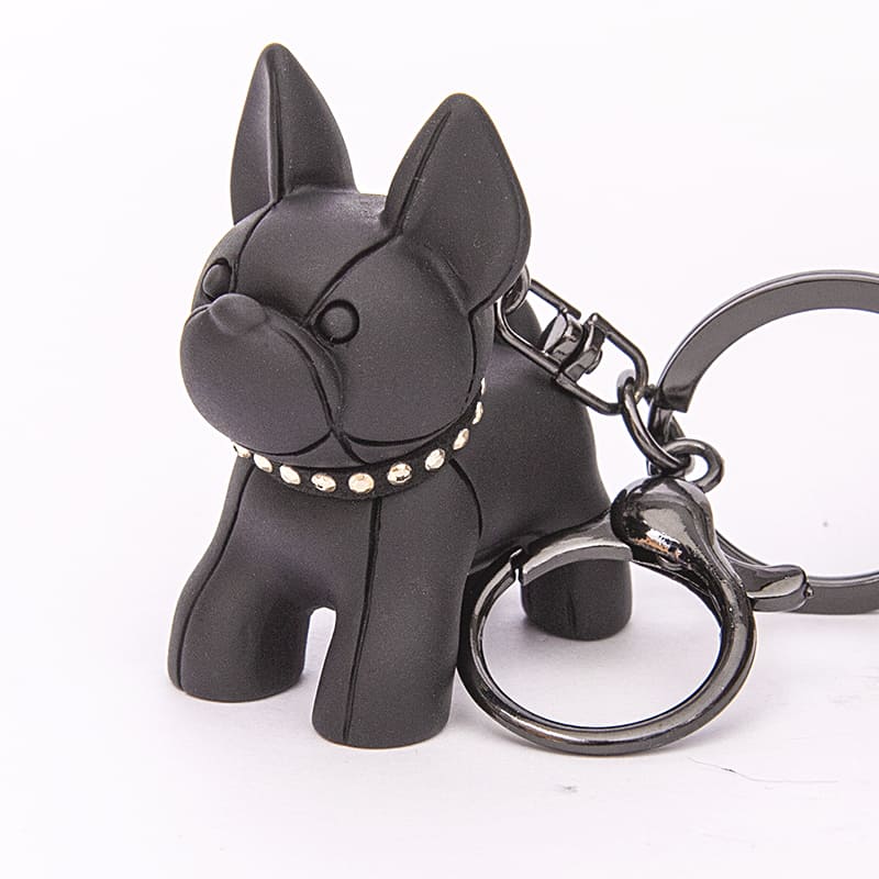 Фото - Брелок для ключей Черная собака 5 х 4 см  Фото - Брелок для ключей Черная собака 5 х 4 см