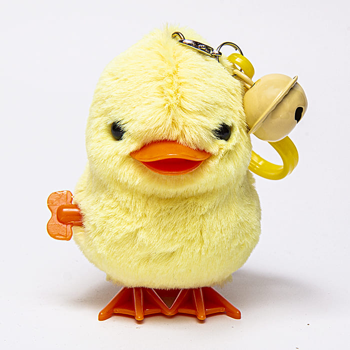 Фото - Брелок мягкая игрушка заводная Цыпленок 9 см  Фото - Брелок мягкая игрушка заводная Цыпленок 9 см